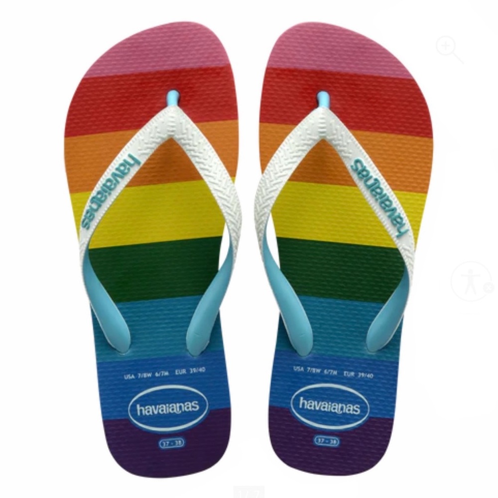 Rainbow Pride Havaianas Flip Flops